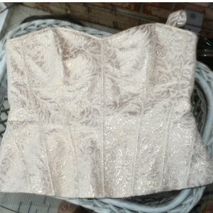 White House Black Market Corset Top